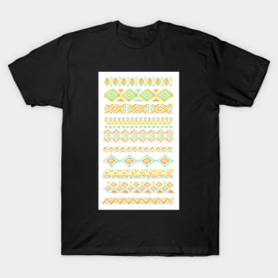 Set of geometric seamless patterns T-Shirt